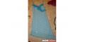 blue polka dot dress