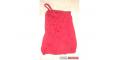 red off the shoulder braid top