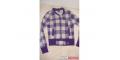 PURPLE PLAID ZIPUP