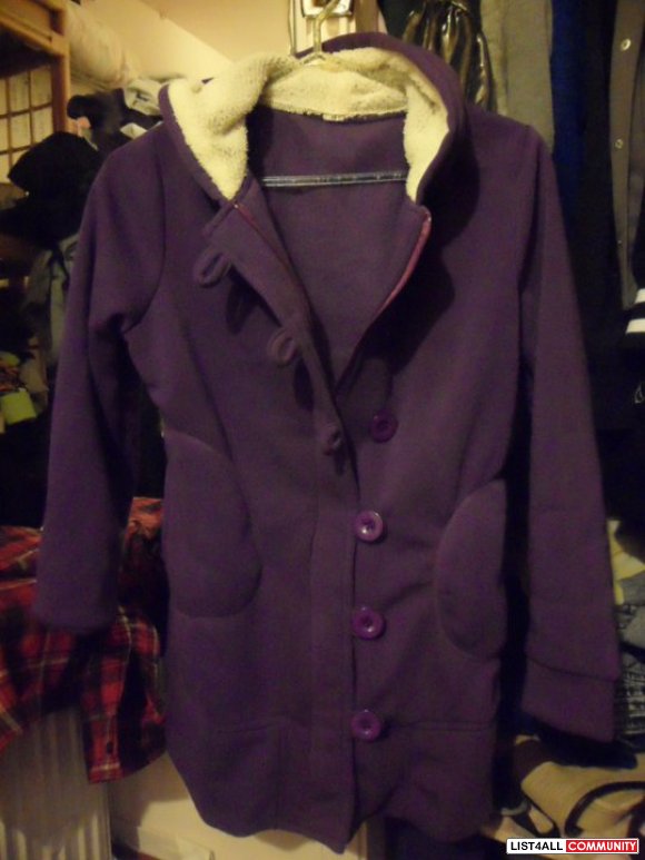 Purple Button up Hoodie [SALE $10] :: jeshikajuu :: List4All
