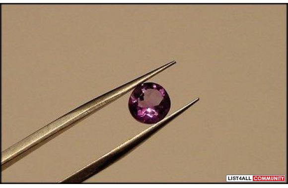 .45ct loose round Amethyst, Type 1 VVS-SI, 5mm round, American Cut, me
