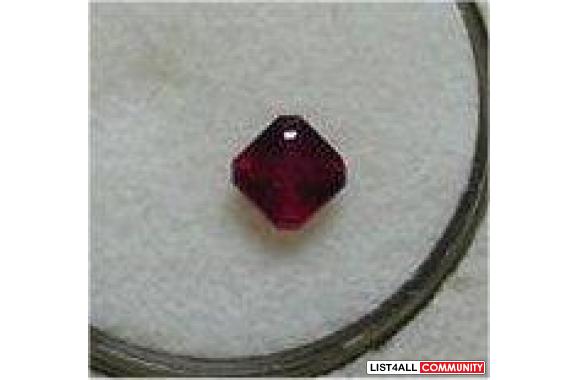 .85ct Loose Octagon Cut Red Ruby