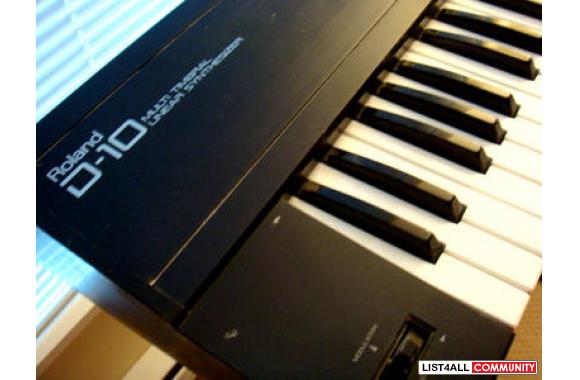 ROLAND D10 KEYBOARD - Great Condition! -Wave shapi