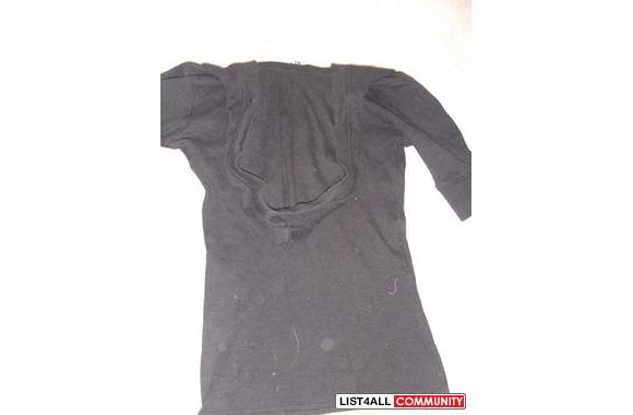 .. BLACK MINI HOODY..slight worn from BLUENOTESnot