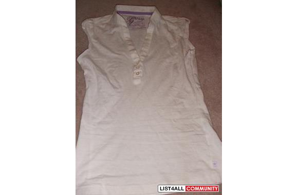 .. GARAGE WHITE TEE..brand newsize S