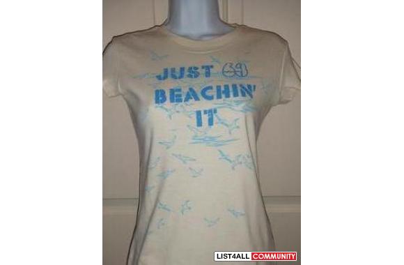 ..BEACHIN IT TEE..new bought from bluenotessize M