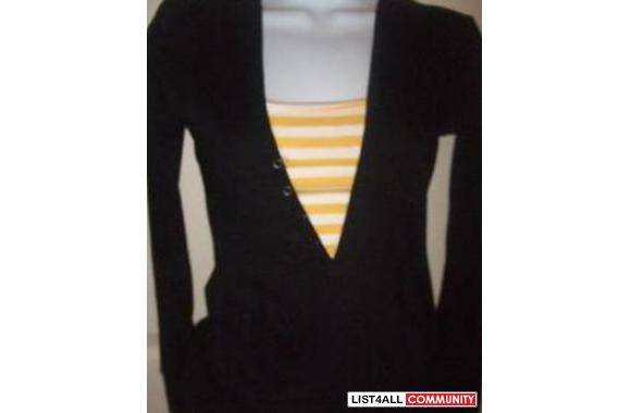 .. BLACK GARAGE SWEATER..brand new bought from GAR