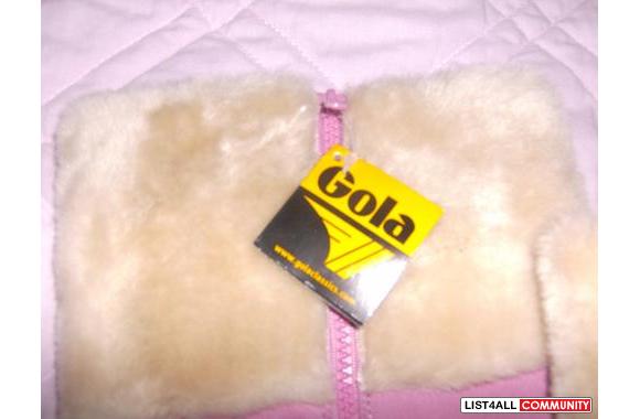Pink with&nbsp;Cream&nbsp;Fur Gola BootsBrand New 