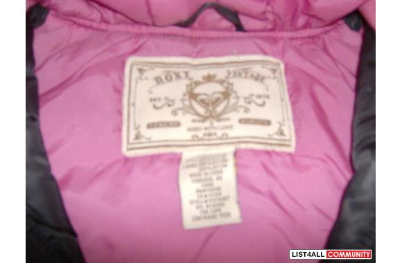 Black Roxy Winter JacketSize Smallbut will fit&nbs