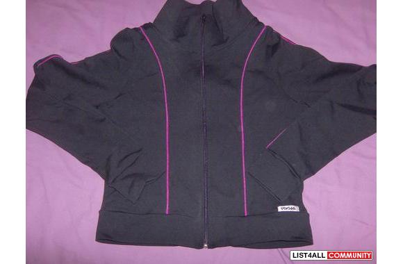 Black Dorinha Supplex Zip UpSize X-Small