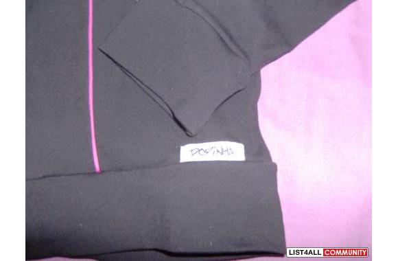 Black Dorinha Supplex Zip UpSize X-Small