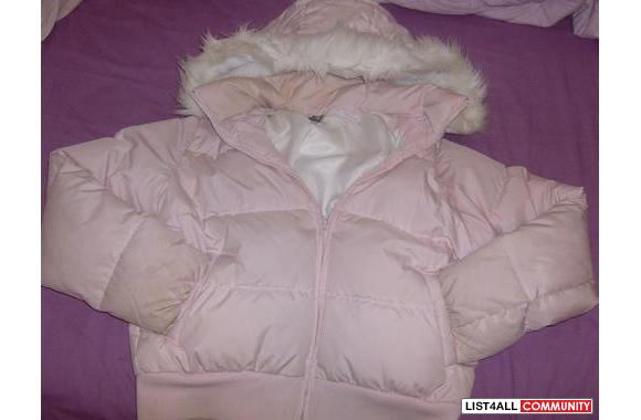 Pink Foot Locker Bomber JacketSize Mediumbut will 