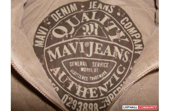Tan Mavi Jeans Jacket Size Smallbut will fit a siz