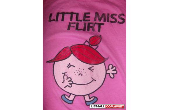 Pink Miss Flirt T-ShirtSize Largebut will fit a M