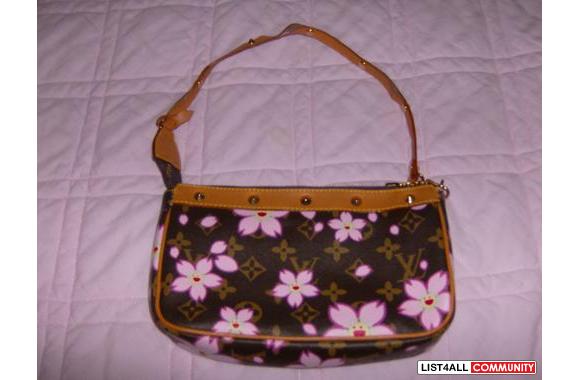 Brown with Pink Flowers Louis Vuitton Purse :: kimberleyanne :: List4All