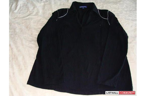THYME black shirt - soft cotton