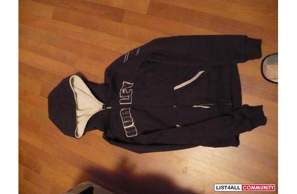 HURLEY BROWN FUZZY HOODIE* (FUZZY)FUR POCKETS*&nbs
