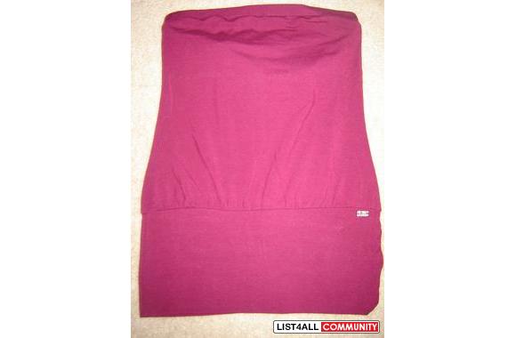 Item: SONG LUXURY long tube top with built in bra.