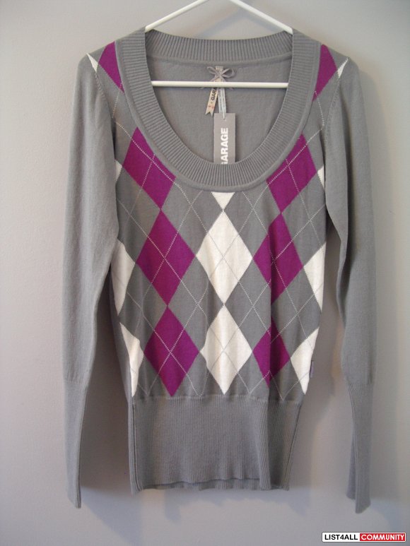 garage grey sweater