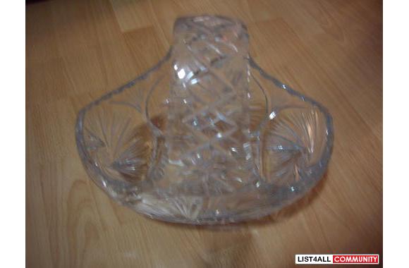 Large Crystal Bowl (Basket)This bowl was bought fo