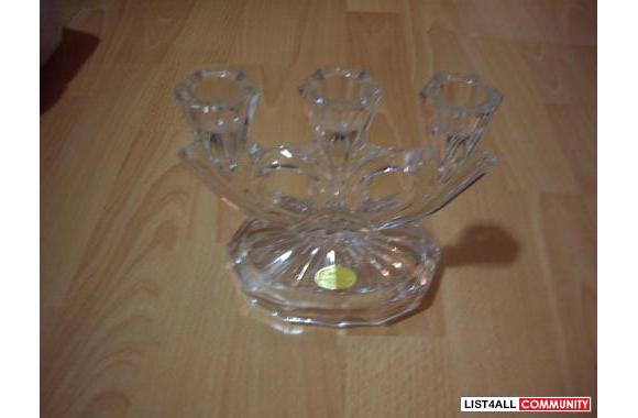 2 Crystal Candle HoldersThese are 100% authentic c