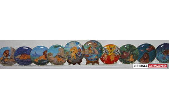 brand new Disney lion king plates set of 6 brand n