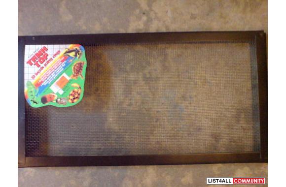 SCREEN TANK COVER - fits 10 Gallon Aquarium