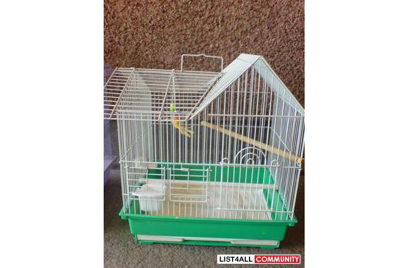 bird cage that looks like a house