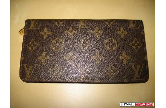 Louis Vuitton Monogram Canvas Zippy Walletreplicab