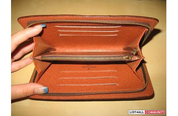 Louis Vuitton Monogram Canvas Zippy Walletreplicab