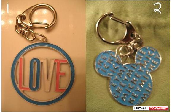 Variety of Keychains/Cellphone chains