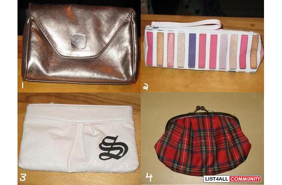 1.) Bodyshop makeup pouch (new) SOLD