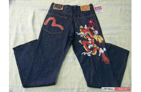 Wholesale Ed Hardy, Evisu, True Religion, rich yun