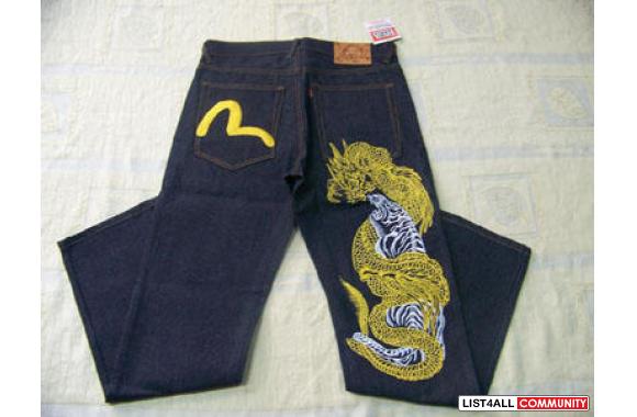 Sell evisu, red monkey, D&G, artful dodger, ba