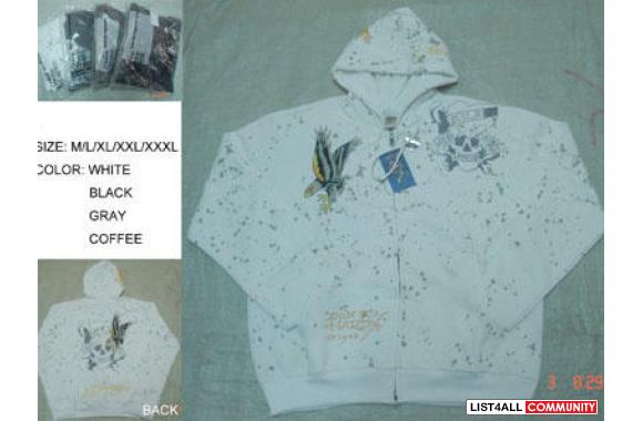 christian audigier reversible hoody, Ed hardy, art