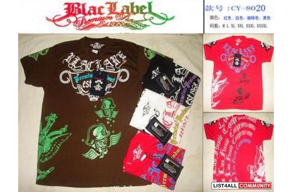 Affliction Blac Label Tommy Armani Coogi t-shirt w