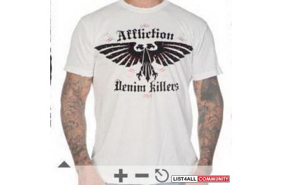 Affliction Blac Label Tommy Armani Coogi t-shirt w