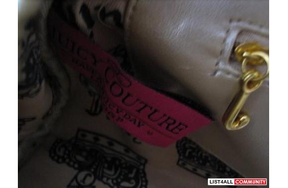 $65Juicy Couture terry yellow blower bag&nbsp;with