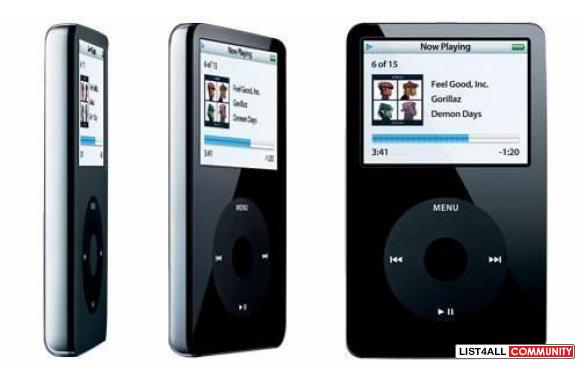 this is a black ipod classic