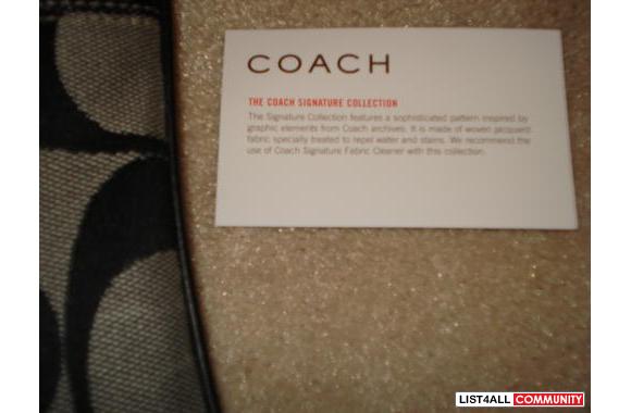 Coach Signature Stripe SwingpackRetails: $150 incl