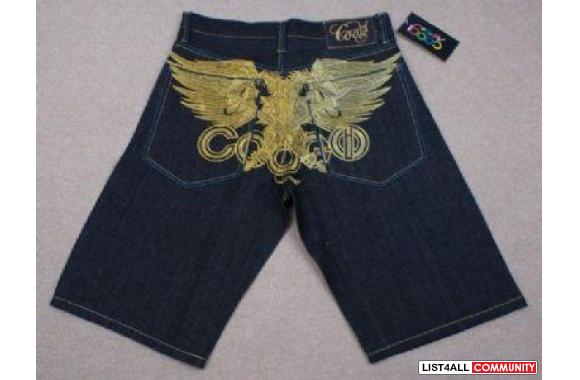 Coogi, ed hardy, red monkey, evisu, A&amp;F shorts hot sell at offersn