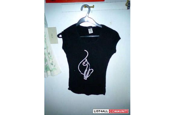 BABY PHAT  black tee shirt One of a kind! This ado