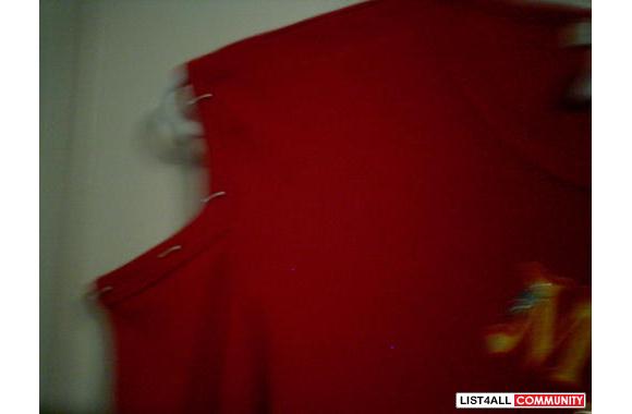 SIRENS  red sparkling top "Mysterious Desire 