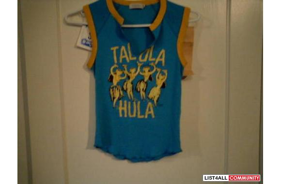 TALULA  blue top "TALULA HULA"Adorable t