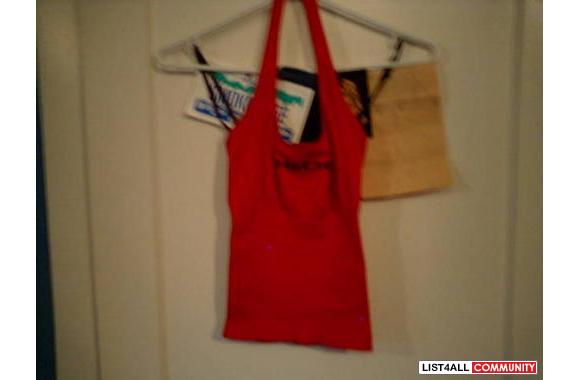 BEBE  red haltertopDefinitely one of the hottest t