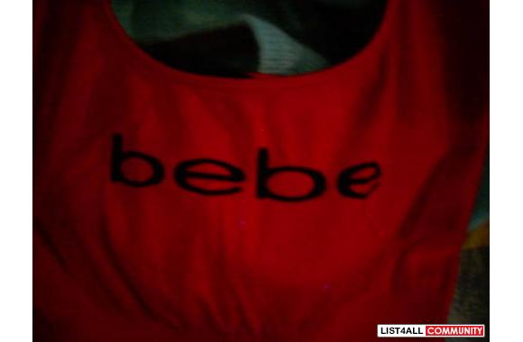 BEBE  red haltertopDefinitely one of the hottest t