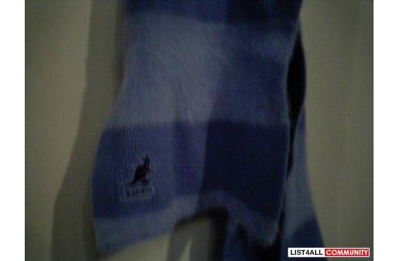 KANGOL  Blue Wool ScarfUnbelievably soft and smoot