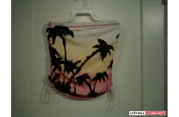 TALULA  Tropical Tubetop Wow what a sassy and cute