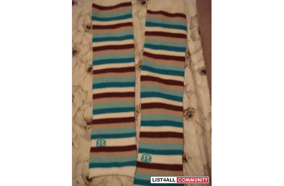 LULULEMON  blue leg warmersPerfect for warm ups fo