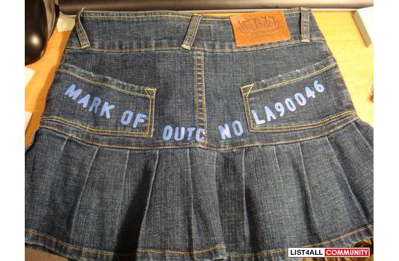 VON DUTCH  Denim SkirtBet you can't find this supe